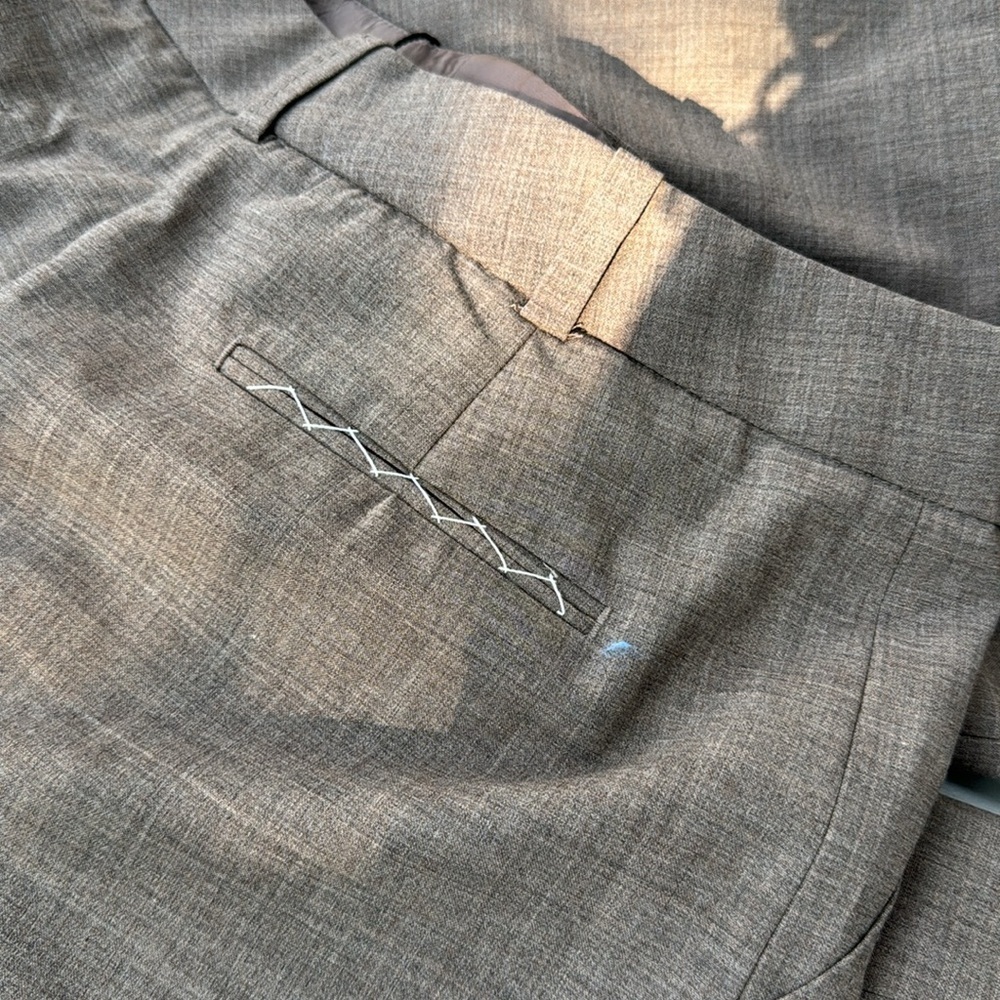 Leon Max Limited Edition Heather Brown Wool-Blend Blazer - Size 10 & Pants Sz 8 - Picture 9 of 11